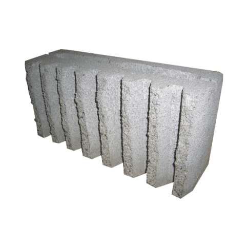 Split Ribbed Block S.12.01