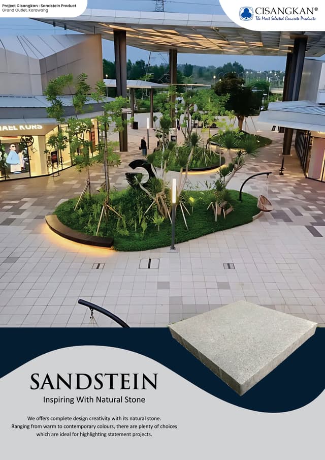 Flyer Sandstein (Grand Outlet, Karawang ALT 2)